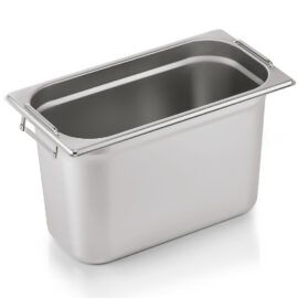Ruostumaton teräs Gastronorm-pannu kahvalla GN1/3 Syvyys 200mm | Adexa 8138H