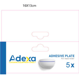 5 kpl Liimattu Tartuntapaperi Hyönteistentappaja Adexa C515W |