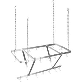 Kattokiinnitteinen kattilateline 12 koukkua Ruostumaton teräs 1000x508mm | | Adexa CMR10050