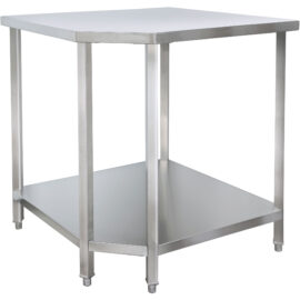 Kaupallinen työtasokulmayksikkö Ruostumaton teräs 900x900x600x600x980mm Alahylly | Adexa CWT1060S