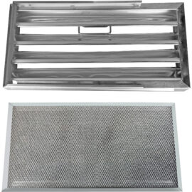 Uuttohuuvan suodatin Puhallussuodatin & Premium Mesh -suodatin kahvalla & Ohjaimet Ruostumaton teräs/alumiini 500x250x40mm | Adexa DCF50254SM