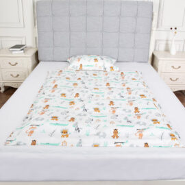 Pussilakana & Tyynyliina / Lasten vuodevaatesetti - 100x130 cm / 35x55 cm - Painatus - 205TC | Siexa DCPC1001301