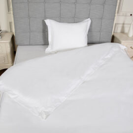 Eksklusiivinen Pussilakanasetti Pussilakana & Tyynyliina Valkoinen 100 % Bambua 220x220 cm/50x60 cm 300TC | Siexa DCPC2202201