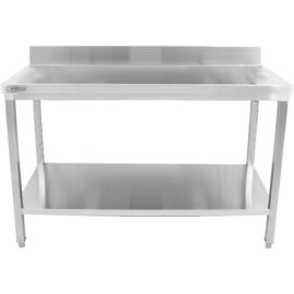 Ammattilaistyöpöytä Ruostumaton teräs Alahylly Jalka 1200x700x900mm | Adexa THATS127A