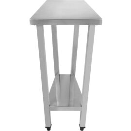 Ammattilaisen työpöytä Ruostumaton teräs Alahylly 600x800x900mm | Adexa DWT80060