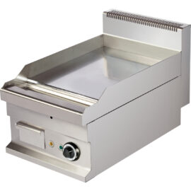 Kromipäällysteinen sähköinen tasogrilli Sileä 1 vyöhyke 4,1 kW Pöytämalli | Adexa Hotmax 700 EG711S