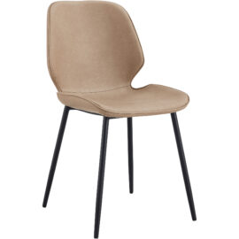 Sivutuolituoli PU-nahkainen istuin Vaaleanruskea | Adexa GSYH003LB