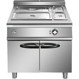 Kaupallinen sähköbain-marie kaapilla 2xGN1/1 + 2xGN1/3 6kW 900mm syvyys | Adexa HEB909A