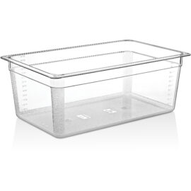 Polykarbonaatti Gastronorm-astia GN1/1 Syvyys 200mm Läpinäkyvä | Adexa P8118