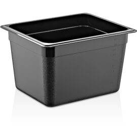 Polykarbonaatti Gastronorm-astia GN1/2 Syvyys 200mm Musta | Adexa PB8128