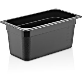 Polykarbonaatti Gastronorm-astia GN1/3 Syvyys 150mm Musta | Adexa PB8136