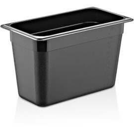Polykarbonaatti Gastronormi-astia GN1/3 Syvyys 200 mm Musta | Adexa PB8138