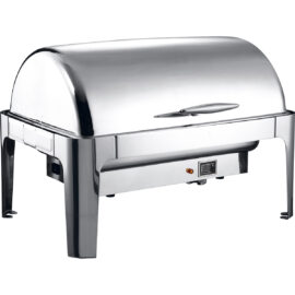 Rullakantinen sähkölämmityksellä varustettu Chafer GN1/1 Ruostumaton teräs Peilikiilloitus 9 litraa | Adexa RA2301BE