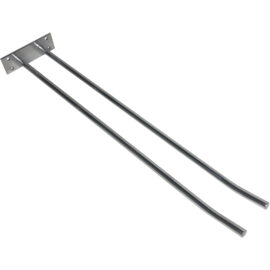 Viinilasiteline Hopea Seinään kiinnitettävä Pituus 300 mm 3 viinilasille | Adexa WGA18500300S