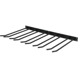 Viinilasiteline Musta Seinään kiinnitettävä Pituus 400mm 20 viinilasille | Adexa WGA58500400B