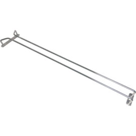 Viinilasiteline Hopea Kattoon kiinnitettävä Pituus 600mm 7 viinilasille | Adexa WGR124S