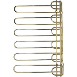 Viinilasilasi Teline Kulta Kattokiinnitys Pituus 450mm 20 viinilasille | Adexa WGR5G