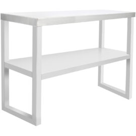 Kaupallinen keittiöhylly 2 tasoa Ruostumaton teräs 900x370x700mm | Adexa WHDS903770