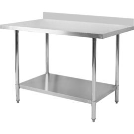 Kaupallinen Työpöytä Ruostumaton teräs Alahylly Kehys 800x600x900/1000mm | Adexa WT6080