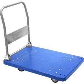 Keskikokoinen taittuva sininen lavakärry 720x480x800mm | Adexa HZMTC200