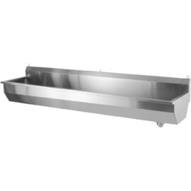 Kaupallinen seinälle asennettava kattilanpesuallas 2000x380x320mm ruostumatonta terästä 1 kulho | Adexa YDWPS20038