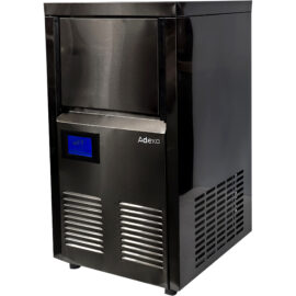 Kaupallinen jääpalakone Kirkas jää Yksittäiset kuutiot 30kg/24h Musta Digitaaliset hallintalaitteet | Adexa GI30BD