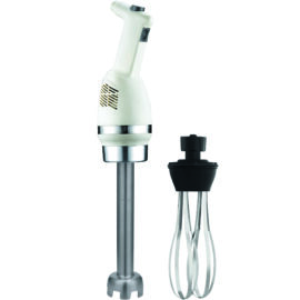 Sauvasekoitin / Käsivatkain 280W Sekoitussauva 240mm Vispilä 240mm Säädettävä nopeus Valkoinen | Adexa HM265WW