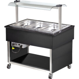 Kuuma Salaattibaari 3xGN1/1 Musta | Adexa MBH811BB