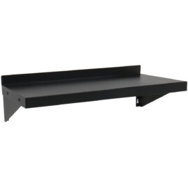 Kaupallinen seinähylly Mustaksi jauhemaalattu teräs 700x300x190mm | Adexa WSPC30070