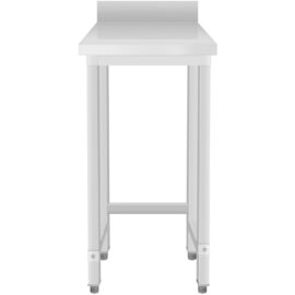 Kaupallinen työtaso Ruostumaton teräs Ei alahyllyä Ylätaso 300x700x965 mm | Adexa DW3070