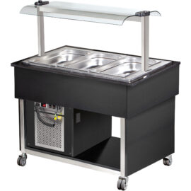 Jääkaappikylmä Salaattibaari 3xGN1/1 Musta | Adexa MBC811BB