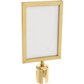 Kylttikehys jalustoille kulta A4 | Adexa A009G