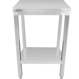 Kaupallinen Työpöytä Ruostumaton Teräs Ala-hyllyllä 450x600x900mm | Adexa DWT4560WO