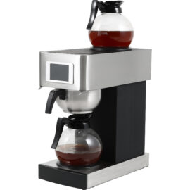 Kaupallinen suodatinkahvikone 1,8 litraa 2 lasikannua Manuaalinen & automaattinen täyttö | Adexa CB02A1