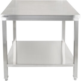Premium-työpöytä alahyllyllä 304 ruostumatonta terästä Sopii ulkokäyttöön 400x600x900mm | Adexa Elite ET26040