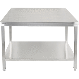 Premium työtaso, jossa alahylly 304 ruostumatonta terästä Soveltuu ulkokäyttöön 1200x700x900mm | Adexa Elite ET270120