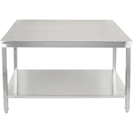 Premium-työpöytä alahyllyllä 304 ruostumaton teräs sopii ulkokäyttöön 1600x700x900mm | Adexa Elite ET270160