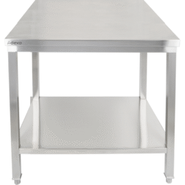 Premium-työpöytä alatasolla 304 ruostumaton teräs Soveltuu ulkokäyttöön 400x700x900mm | Adexa Elite ET27040
