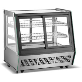 Näyttöjääkaappi, jossa etu- ja takakansi, 120 litraa, 2 hyllyä | Adexa CW1201