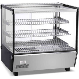 3-tasoinen lämmitetty esittelykaappi 120 litraa pöytätaso | Adexa HW120