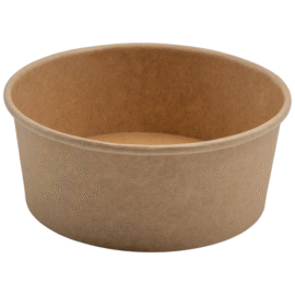 300 kpl Kraft-salaattikulho pyöreä 750 ml PE | Adexa SB750K