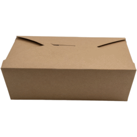 200 kpl Kraft Take Away -rasia 216x163x64mm | Adexa TACFC3