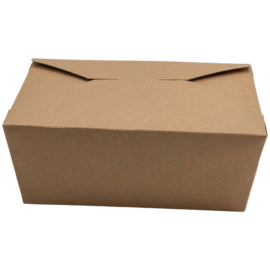 200 kpl Kraft Take Away -rasia 172x152x64mm | Adexa TACFC8