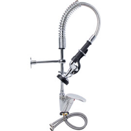 Esihuuhdelesuihkulaite Kansiasennus Nostokahva Yksi reikä Kaksoisliitäntä Korkeus 550mm Reikä 22mm Ruostumaton teräs | Adexa 6801A