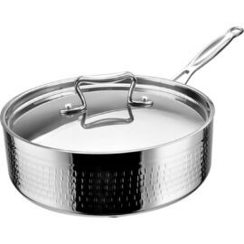 Vasaralyöty kattila kolmiokerroksinen ⌀200x70mm 2,2 litraa hopea | Adexa C0311026S