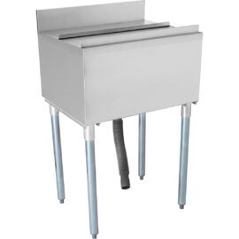 Kaupallinen jäähdytysastia kahdella muovisella lokerolla ja kannella, ruostumatonta terästä, 30 litraa | Adexa CIBT1924