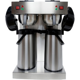 Kaupallinen Kaksisuodatin Kahvikone Käsitäyttö 2x2,2 litran Termoskannut | Adexa DRP386