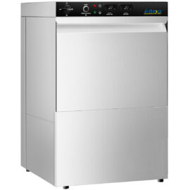 Ammattimainen lasinpesukone 30 koria/tunti 400mm kori Tyhjennyspumppu Pesuainepumppu Huuhteluainepumppu Säiliö- ja kattilatermostaatti | Adexa WZ40DRDPBTT