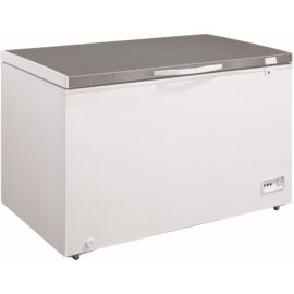 Arkkupakastin ruostumattomasta teräksestä valmistetulla kannella 435 litraa | Adexa XF512JA