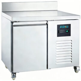 Kaupallinen jäähdytetty työtaso 1 ovi GN1/1 takareunalla | Adexa DRGN1200TN
